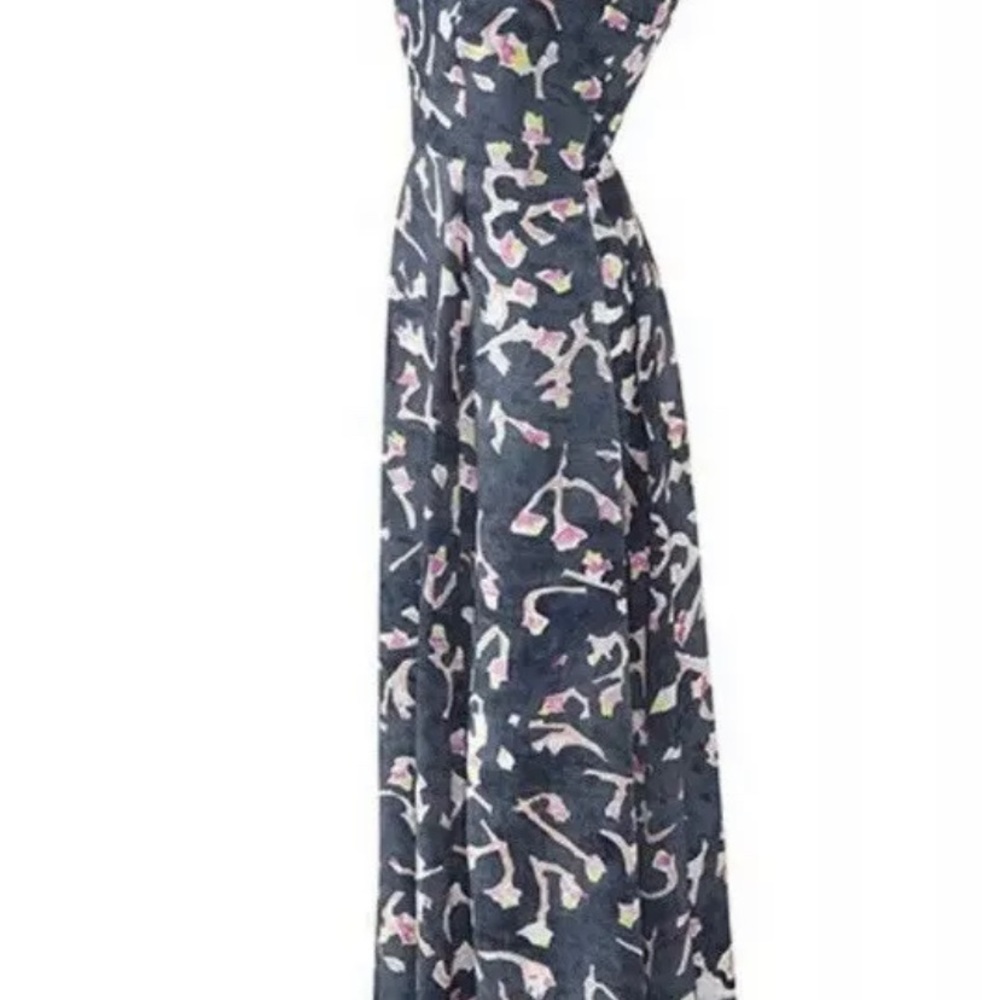 SOLD -  CaBi #5269 Floral Print Halter Maxi Dress - Picture 7 of 9